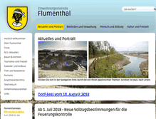 Tablet Screenshot of flumenthal.ch